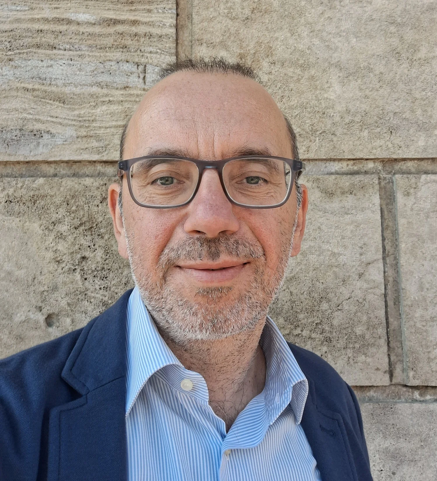 painting of man wearing a scarf