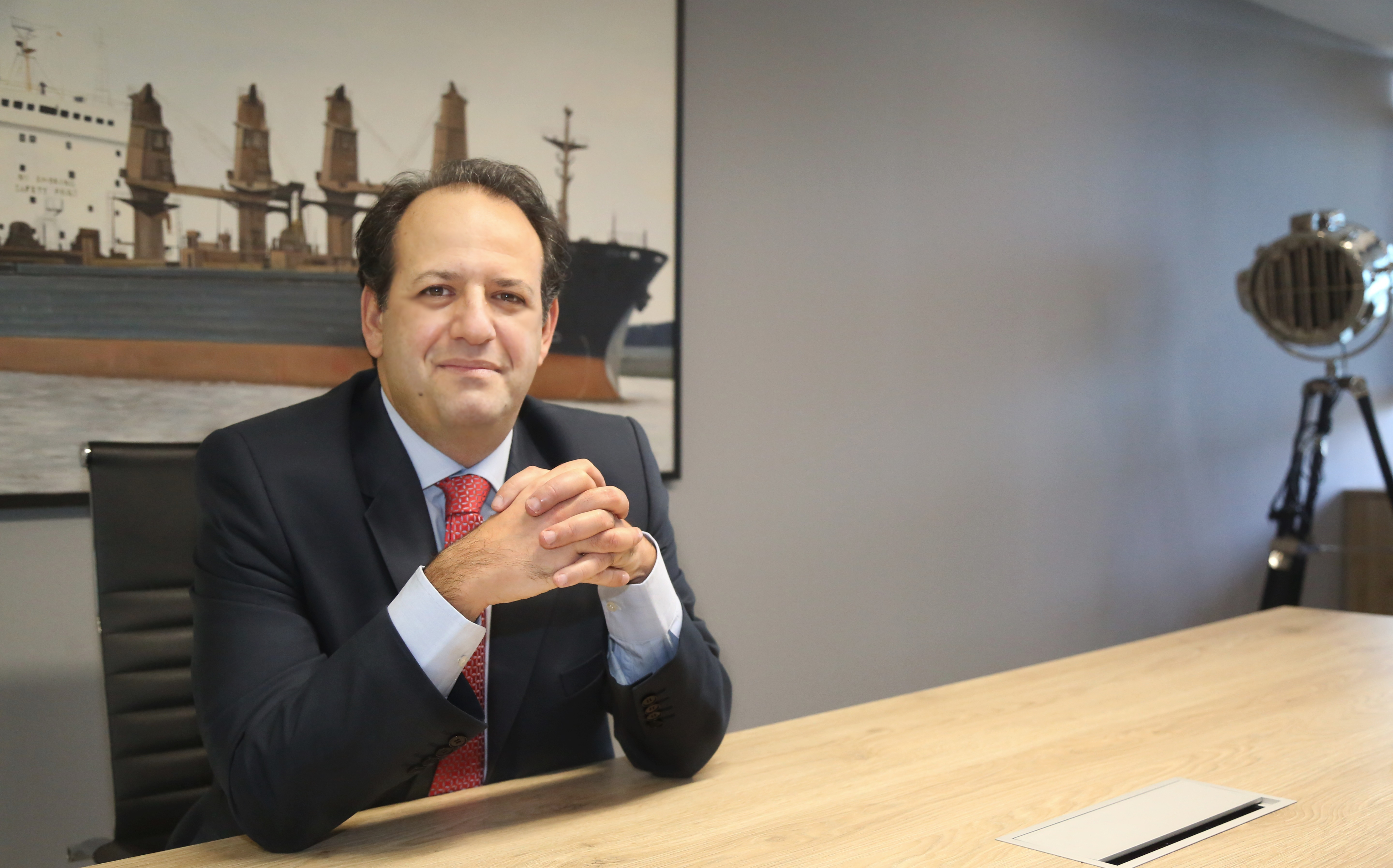 painting of man wearing a scarf