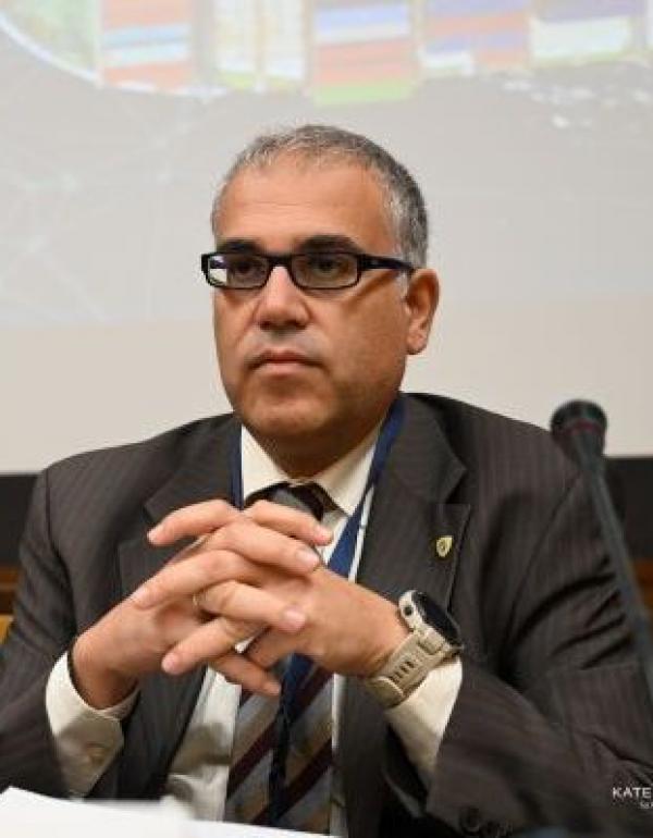 painting of man wearing a scarf