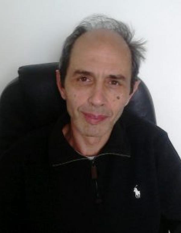 painting of man wearing a scarf